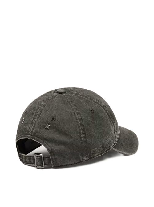 Cappellino da baseball di colore verde oliva scuro con stella ricamata ton sur ton Golden Goose | GUP02837.P002745.60529DARK KALAMATA